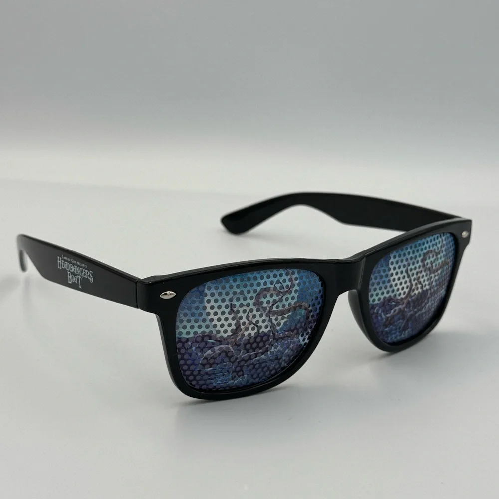 Lamb Of God Headbangers Boat 2025 Octopus‎ Pinhole Sunglasses NEW